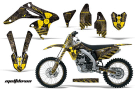 Graphics Kit Decal Sticker Wrap + # Plates For Suzuki RMZ250 2010-2016 MELTDOWN YELLOW BLACK-atv motorcycle utv parts accessories gear helmets jackets gloves pantsAll Terrain Depot