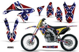 Dirt Bike Graphics Kit Decal Sticker Wrap For Suzuki RMZ250 2010-2016 REBEL-atv motorcycle utv parts accessories gear helmets jackets gloves pantsAll Terrain Depot