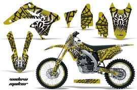 Graphics Kit Decal Sticker Wrap + # Plates For Suzuki RMZ250 2010-2016 WIDOW BLACK YELLOW-atv motorcycle utv parts accessories gear helmets jackets gloves pantsAll Terrain Depot