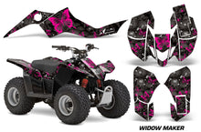 Load image into Gallery viewer, ATV Graphics Kit Quad Decal Sticker Wrap For Suzuki LTZ50 2006-2009 BUTTERFLIES PINK BLACK-atv motorcycle utv parts accessories gear helmets jackets gloves pantsAll Terrain Depot