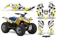 Load image into Gallery viewer, ATV Graphics Kit Quad Decal Sticker Wrap For Suzuki LTZ50 2006-2009 EXPO YELLOW-atv motorcycle utv parts accessories gear helmets jackets gloves pantsAll Terrain Depot