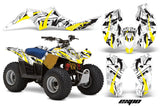 ATV Graphics Kit Quad Decal Sticker Wrap For Suzuki LTZ50 2006-2009 EXPO YELLOW