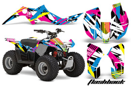 ATV Graphics Kit Quad Decal Sticker Wrap For Suzuki LTZ50 2006-2009 FLASHBACK-atv motorcycle utv parts accessories gear helmets jackets gloves pantsAll Terrain Depot