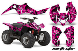 ATV Graphics Kit Quad Decal Sticker Wrap For Suzuki LTZ50 2006-2009 NORTHSTAR PINK CHROME-atv motorcycle utv parts accessories gear helmets jackets gloves pantsAll Terrain Depot