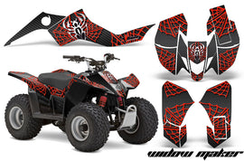 ATV Graphics Kit Quad Decal Sticker Wrap For Suzuki LTZ50 2006-2009 WIDOW RED BLACK-atv motorcycle utv parts accessories gear helmets jackets gloves pantsAll Terrain Depot