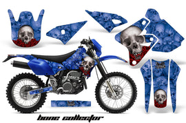 Dirt Bike Graphics Kit Decal Sticker Wrap For Suzuki DRZ400S 2000-2018 BONES BLUE-atv motorcycle utv parts accessories gear helmets jackets gloves pantsAll Terrain Depot
