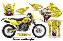 Load image into Gallery viewer, Dirt Bike Graphics Kit Decal Sticker Wrap For Suzuki DRZ400S 2000-2018 BONES YELLOW-atv motorcycle utv parts accessories gear helmets jackets gloves pantsAll Terrain Depot