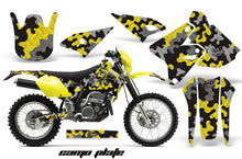 Load image into Gallery viewer, Dirt Bike Graphics Kit Decal Sticker Wrap For Suzuki DRZ400S 2000-2018 CAMOPLATE YELLOW-atv motorcycle utv parts accessories gear helmets jackets gloves pantsAll Terrain Depot