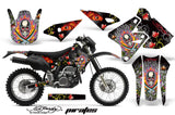 Dirt Bike Graphics Kit Decal Sticker Wrap For Suzuki DRZ400S 2000-2018 EDHP WHITE