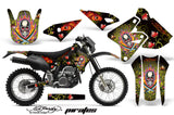Dirt Bike Graphics Kit Decal Sticker Wrap For Suzuki DRZ400S 2000-2018 EDHP YELLOW
