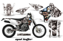 Load image into Gallery viewer, Dirt Bike Graphics Kit Decal Sticker Wrap For Suzuki DRZ400S 2000-2018 HATTER SILVER WHITE-atv motorcycle utv parts accessories gear helmets jackets gloves pantsAll Terrain Depot