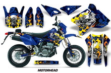 Load image into Gallery viewer, Dirt Bike Graphics Kit Decal Sticker Wrap For Suzuki DRZ400S 2000-2018 MOTORHEAD BLUE-atv motorcycle utv parts accessories gear helmets jackets gloves pantsAll Terrain Depot