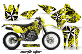 Dirt Bike Graphics Kit Decal Sticker Wrap For Suzuki DRZ400S 2000-2018 NORTHSTAR YELLOW