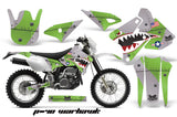 Dirt Bike Graphics Kit Decal Sticker Wrap For Suzuki DRZ400S 2000-2018 WARHAWK GREEN