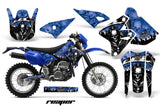 Dirt Bike Graphics Kit Decal Sticker Wrap For Suzuki DRZ400S 2000-2018 REAPER BLUE