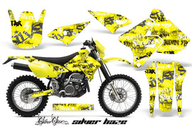 Dirt Bike Graphics Kit Decal Sticker Wrap For Suzuki DRZ400S 2000-2018 SSSH BLACK YELLOW-atv motorcycle utv parts accessories gear helmets jackets gloves pantsAll Terrain Depot