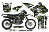 Dirt Bike Graphics Kit Decal Sticker Wrap For Suzuki DRZ400S 2000-2018 SSSH GREEN BLACK