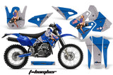 Dirt Bike Graphics Kit Decal Sticker Wrap For Suzuki DRZ400S 2000-2018 TBOMBER BLUE