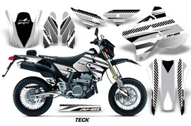Dirt Bike Graphics Kit Decal Sticker Wrap For Suzuki DRZ400S 2000-2018 TECK SILVER-atv motorcycle utv parts accessories gear helmets jackets gloves pantsAll Terrain Depot