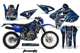 Dirt Bike Graphics Kit Decal Sticker Wrap For Suzuki DRZ400S 2000-2018 TOXIC BLUE BLACK-atv motorcycle utv parts accessories gear helmets jackets gloves pantsAll Terrain Depot