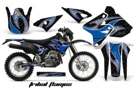 Dirt Bike Graphics Kit Decal Sticker Wrap For Suzuki DRZ400S 2000-2018 TRIBAL BLUE BLACK-atv motorcycle utv parts accessories gear helmets jackets gloves pantsAll Terrain Depot