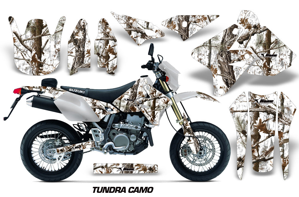 Dirt Bike Graphics Kit Decal Sticker Wrap For Suzuki DRZ400S 2000-2018 TUNDRA CAMO-atv motorcycle utv parts accessories gear helmets jackets gloves pantsAll Terrain Depot