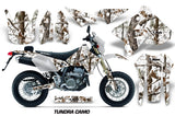 Dirt Bike Graphics Kit Decal Sticker Wrap For Suzuki DRZ400S 2000-2018 TUNDRA CAMO
