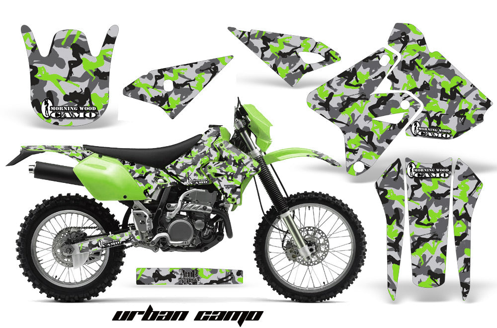 Dirt Bike Graphics Kit Decal Sticker Wrap For Suzuki DRZ400S 2000-2018 URBAN CAMO GREEN-atv motorcycle utv parts accessories gear helmets jackets gloves pantsAll Terrain Depot