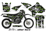 Graphics Kit Decal Sticker Wrap + # Plates For Suzuki DRZ400S 2000-2018 SSSH GREEN BLACK