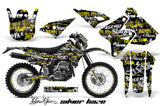 Graphics Kit Decal Sticker Wrap + # Plates For Suzuki DRZ400S 2000-2018 SSSH YELLOW BLACK