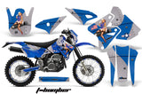 Graphics Kit Decal Sticker Wrap + # Plates For Suzuki DRZ400S 2000-2018 TBOMBER BLACK