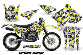 Graphics Kit Decal Sticker Wrap + # Plates For Suzuki DRZ400S 2000-2018 URBAN CAMO YELLOW-atv motorcycle utv parts accessories gear helmets jackets gloves pantsAll Terrain Depot