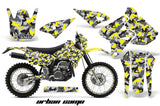 Graphics Kit Decal Sticker Wrap + # Plates For Suzuki DRZ400S 2000-2018 URBAN CAMO YELLOW