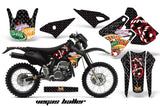 Graphics Kit Decal Sticker Wrap + # Plates For Suzuki DRZ400S 2000-2018 VEGAS BLACK