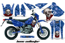 Load image into Gallery viewer, Dirt Bike Graphics Kit Decal Sticker Wrap For Suzuki DRZ400SM 2000-2018 BONES BLUE-atv motorcycle utv parts accessories gear helmets jackets gloves pantsAll Terrain Depot