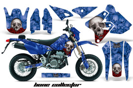 Dirt Bike Graphics Kit Decal Sticker Wrap For Suzuki DRZ400SM 2000-2018 BONES BLUE-atv motorcycle utv parts accessories gear helmets jackets gloves pantsAll Terrain Depot