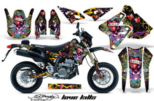 Load image into Gallery viewer, Dirt Bike Graphics Kit Decal Sticker Wrap For Suzuki DRZ400SM 2000-2018 EDHLK BLACK-atv motorcycle utv parts accessories gear helmets jackets gloves pantsAll Terrain Depot