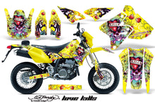 Load image into Gallery viewer, Dirt Bike Graphics Kit Decal Sticker Wrap For Suzuki DRZ400SM 2000-2018 EDHLK YELLOW-atv motorcycle utv parts accessories gear helmets jackets gloves pantsAll Terrain Depot