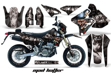 Load image into Gallery viewer, Graphics Kit Decal Sticker Wrap + # Plates For Suzuki DRZ400SM 2000-2018 HATTER SILVER BLACK-atv motorcycle utv parts accessories gear helmets jackets gloves pantsAll Terrain Depot