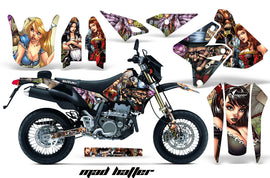 Dirt Bike Graphics Kit Decal Sticker Wrap For Suzuki DRZ400SM 2000-2018 HATTER FULL COLOR-atv motorcycle utv parts accessories gear helmets jackets gloves pantsAll Terrain Depot