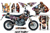 Graphics Kit Decal Sticker Wrap + # Plates For Suzuki DRZ400SM 2000-2018 HATTER FULL COLOR
