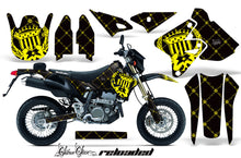 Load image into Gallery viewer, Dirt Bike Graphics Kit Decal Sticker Wrap For Suzuki DRZ400SM 2000-2018 RELOADED YELLOW BLACK-atv motorcycle utv parts accessories gear helmets jackets gloves pantsAll Terrain Depot