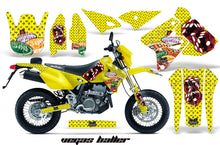 Load image into Gallery viewer, Dirt Bike Graphics Kit Decal Sticker Wrap For Suzuki DRZ400SM 2000-2018 VEGAS YELLOW-atv motorcycle utv parts accessories gear helmets jackets gloves pantsAll Terrain Depot