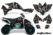 Load image into Gallery viewer, ATV Graphics Kit Quad Decal Sticker Wrap For Suzuki LTR450 2006-2009 BUTTERFLIES SILVER BLACK-atv motorcycle utv parts accessories gear helmets jackets gloves pantsAll Terrain Depot