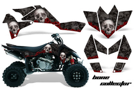 ATV Graphics Kit Quad Decal Sticker Wrap For Suzuki LTR450 2006-2009 BONES BLACK-atv motorcycle utv parts accessories gear helmets jackets gloves pantsAll Terrain Depot