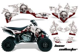 ATV Graphics Kit Quad Decal Sticker Wrap For Suzuki LTR450 2006-2009 BONES WHITE-atv motorcycle utv parts accessories gear helmets jackets gloves pantsAll Terrain Depot