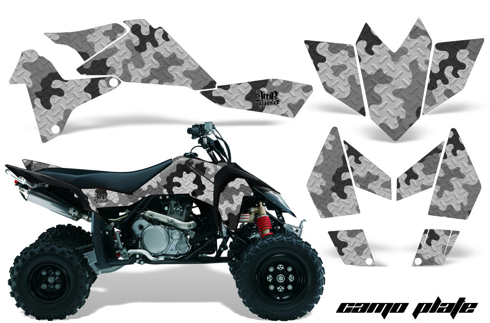 ATV Graphics Kit Quad Decal Sticker Wrap For Suzuki LTR450 2006-2009 CAMOPLATE SILVER-atv motorcycle utv parts accessories gear helmets jackets gloves pantsAll Terrain Depot