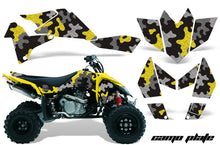 Load image into Gallery viewer, ATV Graphics Kit Quad Decal Sticker Wrap For Suzuki LTR450 2006-2009 CAMOPLATE YELLOW-atv motorcycle utv parts accessories gear helmets jackets gloves pantsAll Terrain Depot