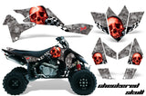 ATV Graphics Kit Quad Decal Sticker Wrap For Suzuki LTR450 2006-2009 CHECKERED RED
