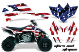 ATV Graphics Kit Quad Decal Sticker Wrap For Suzuki LTR450 2006-2009 USA FLAG